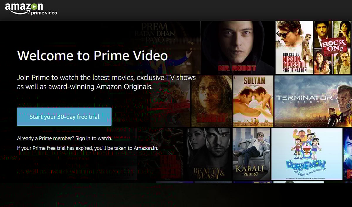 Amazon’s Prime Video Service Is Here In India